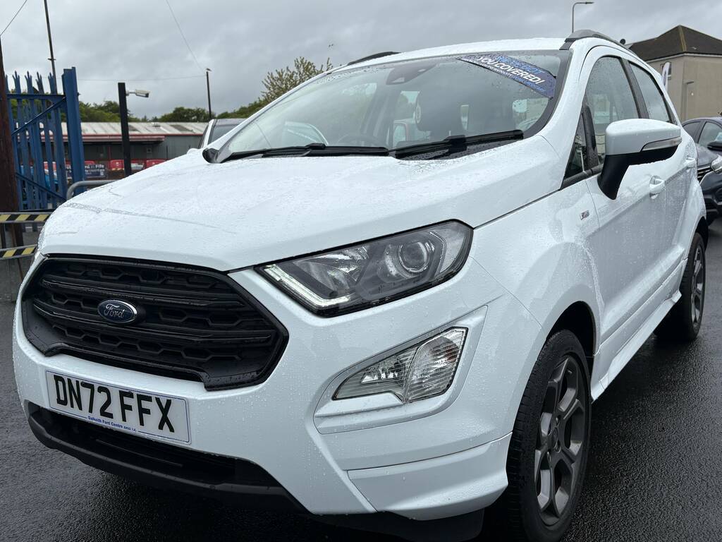 Ford Ecosport St-line 1.0 125Ps DN72FFX White #3
