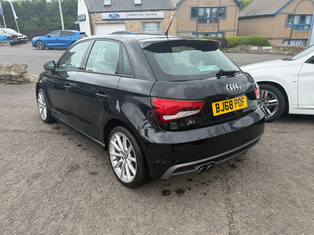 Audi A1 Sportback Tfsi S Line Nav BJ68POF Black #3
