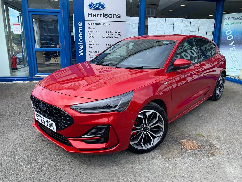 Ford Focus 1.0L Ecoboost Mhev 155Ps St-line X EF25YBH Red #4