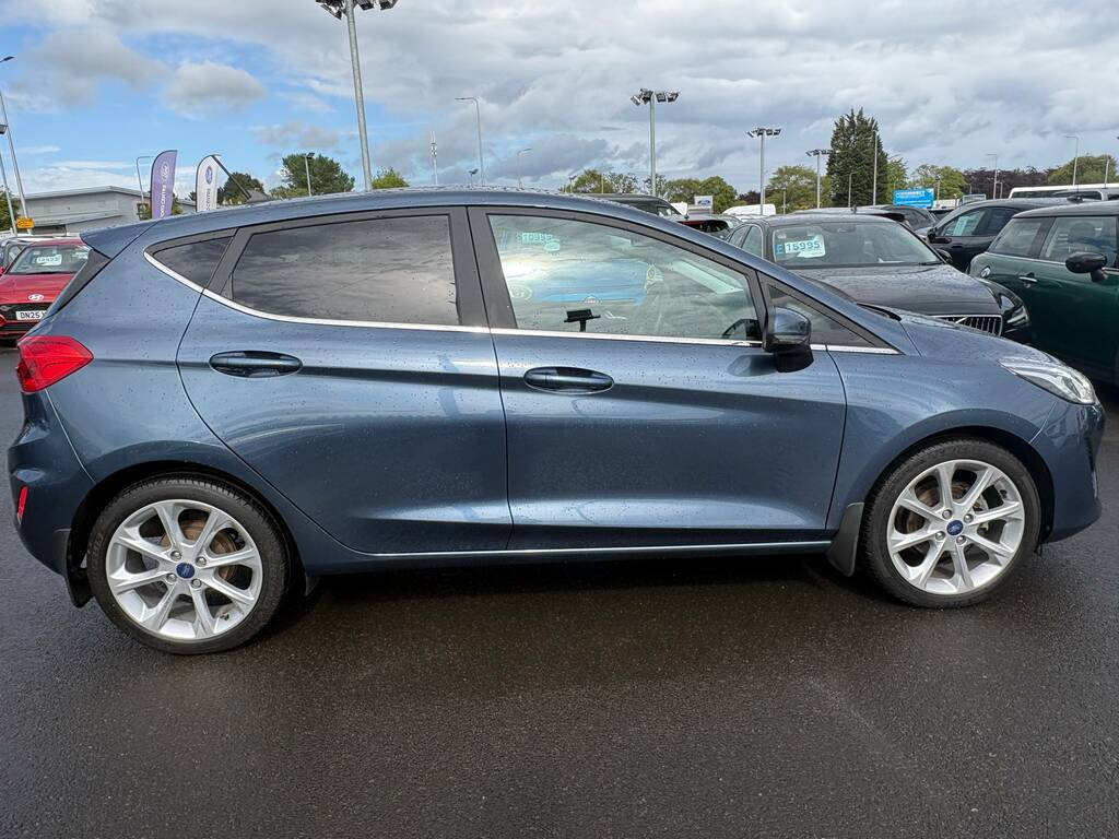 Ford Fiesta 1.0T Ecoboost Titanium X Hatchback Dct SL21BBO Blue #4