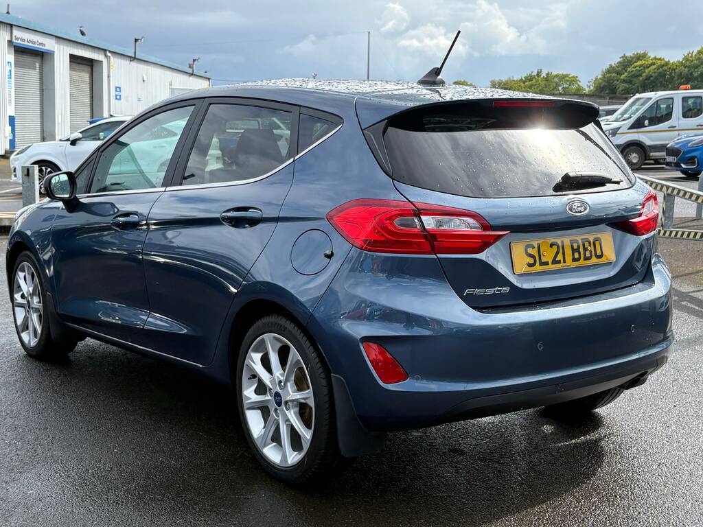 Ford Fiesta 1.0T Ecoboost Titanium X Hatchback Dct SL21BBO Blue #5