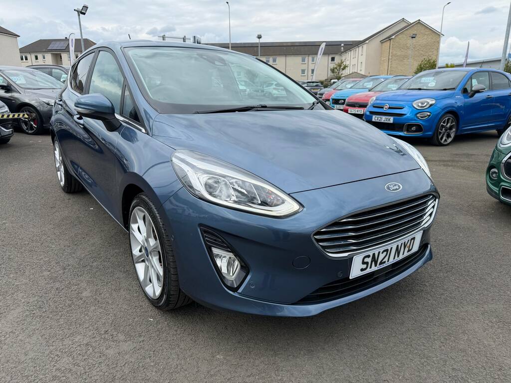 Ford Fiesta 1.0T Ecoboost Titanium X Hatchback Dct Blue