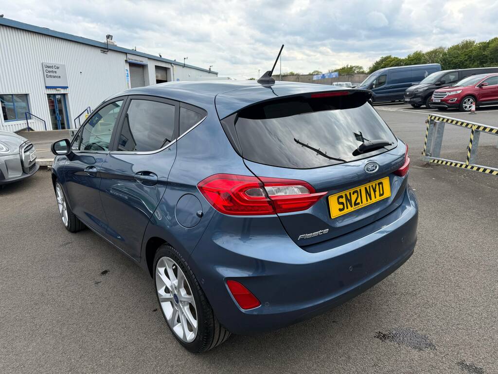 Ford Fiesta 1.0T Ecoboost Titanium X Hatchback Dct SN21NYD Blue #6