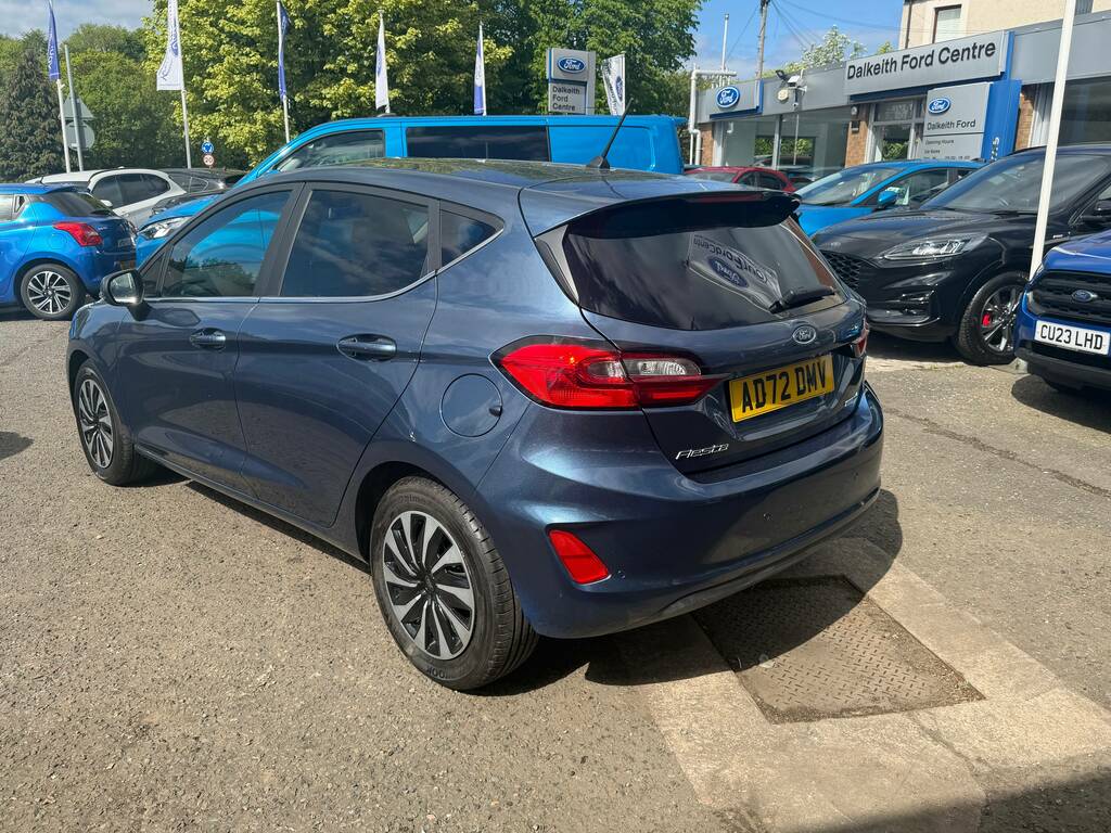 Ford Fiesta Titanium Mhev 1.0 125Ps AD72DMV Blue #3