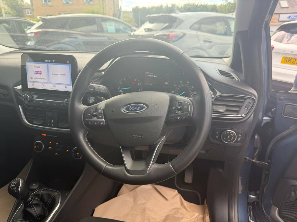Ford Fiesta Titanium Mhev 1.0 125Ps AD72DMV Blue #4
