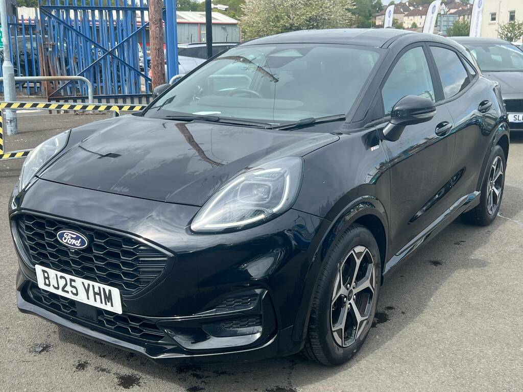 Ford Puma 1.0T Ecoboost Mhev St-line Suv Hybrid M BJ25YHM Black #3