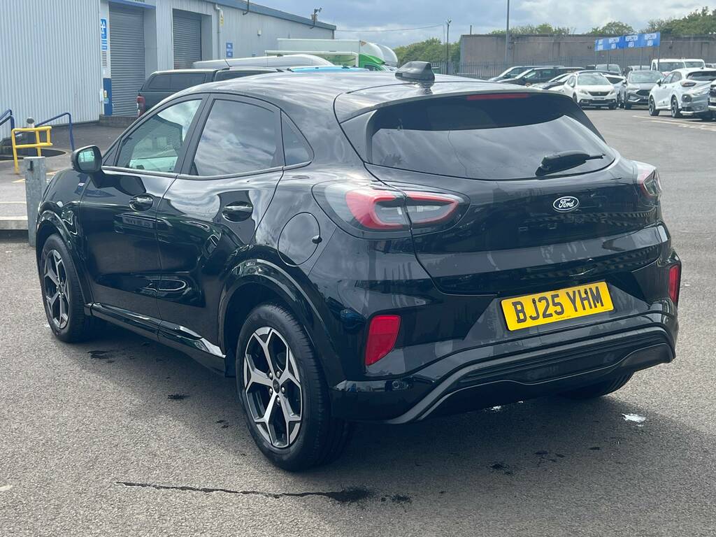 Ford Puma 1.0T Ecoboost Mhev St-line Suv Hybrid M BJ25YHM Black #5