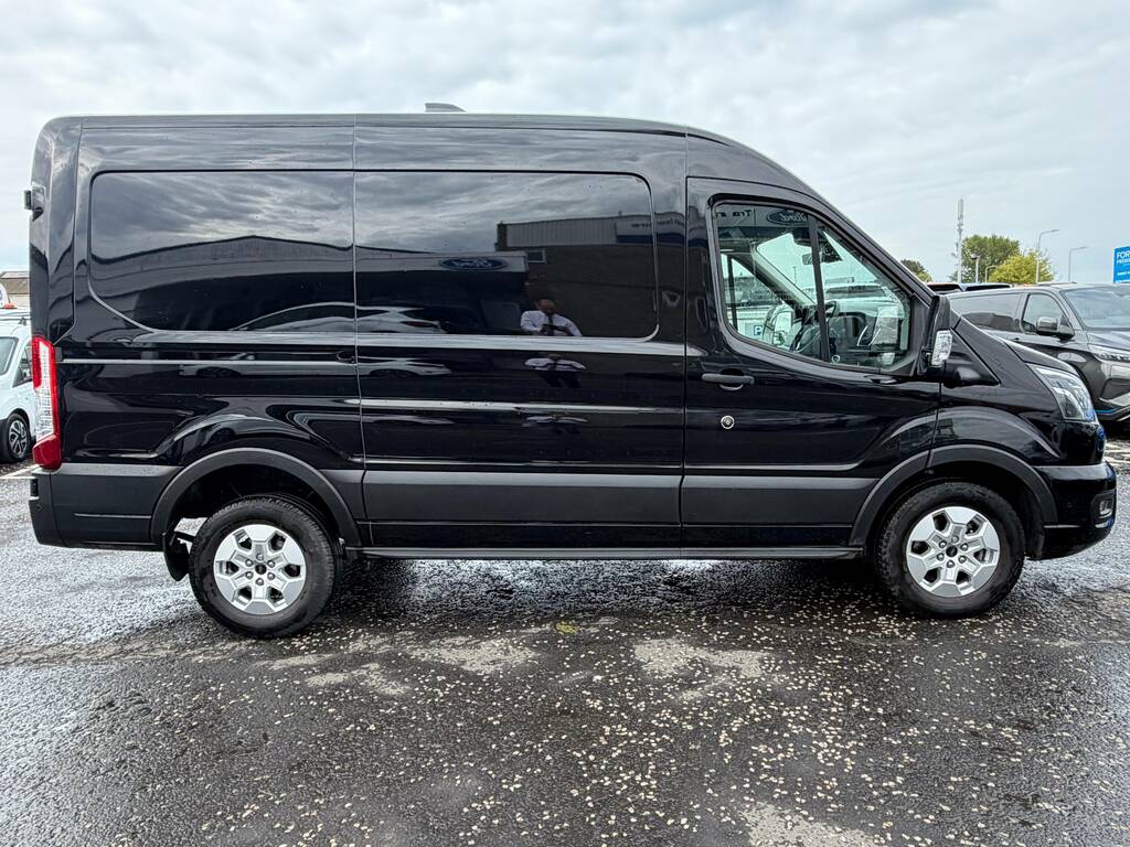 Ford Transit Custom 2.0 Ecoblue 130Ps L2 H2 Limited Fwd Nav WN75NSE Black #2