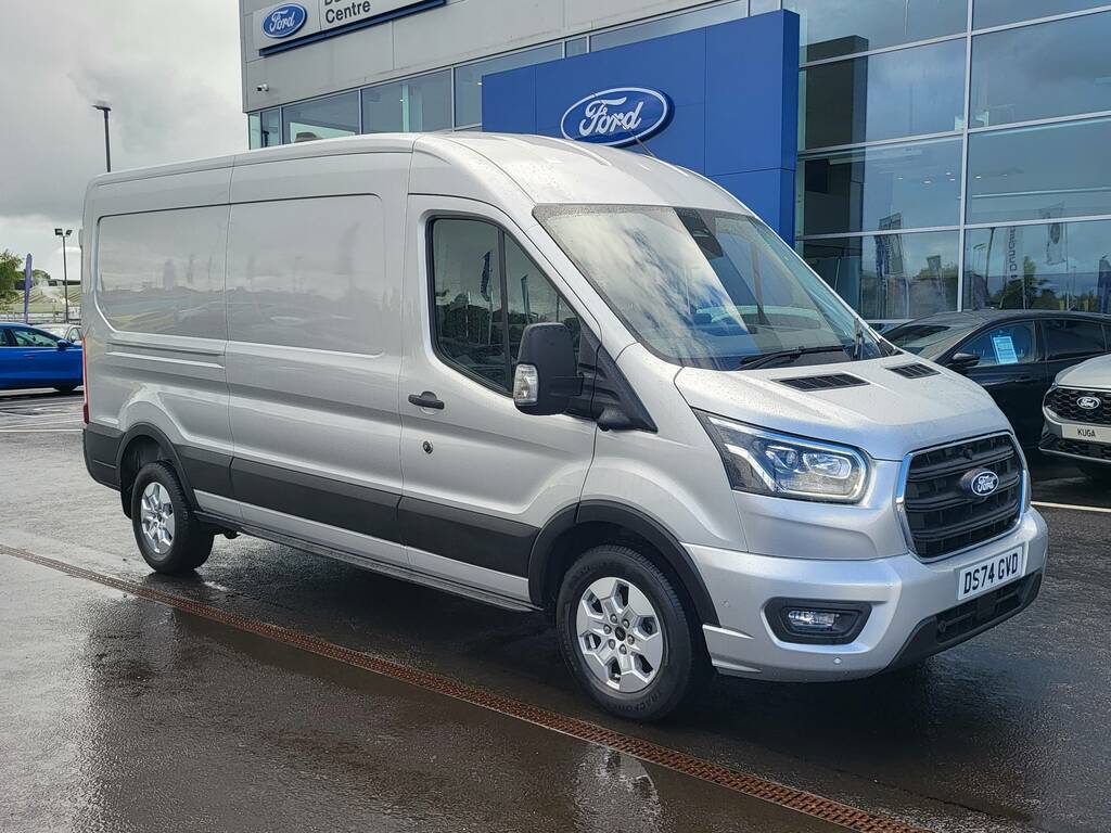 Ford Transit Custom 350 2.0 Ecoblue 165Ps L3 H2 Limited Fwd DS74GVD Silver #3