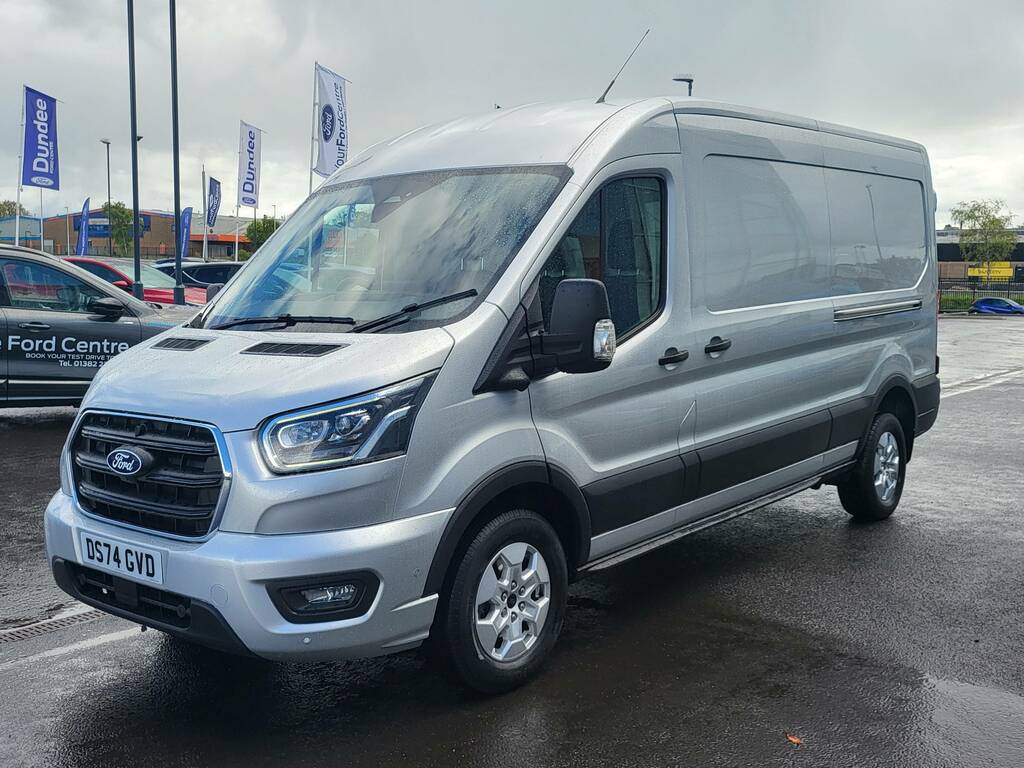 Ford Transit Custom 350 2.0 Ecoblue 165Ps L3 H2 Limited Fwd DS74GVD Silver #6