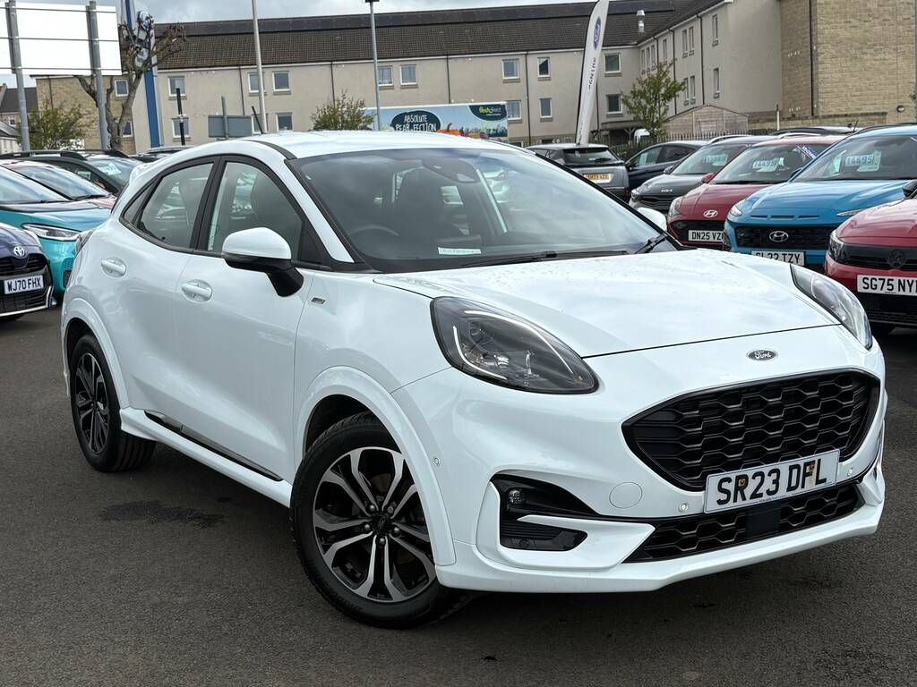 Ford Puma 1.0T Ecoboost Mhev St-line Suv Hybrid M White