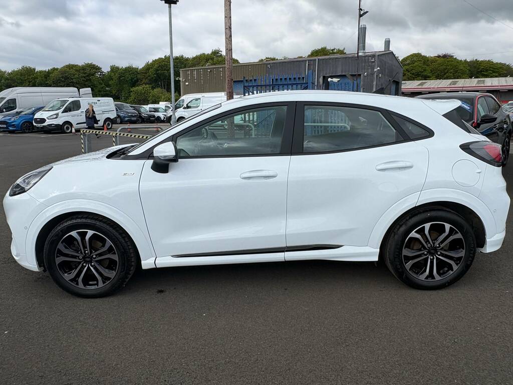 Ford Puma 1.0T Ecoboost Mhev St-line Suv Hybrid M SR23DFL White #3