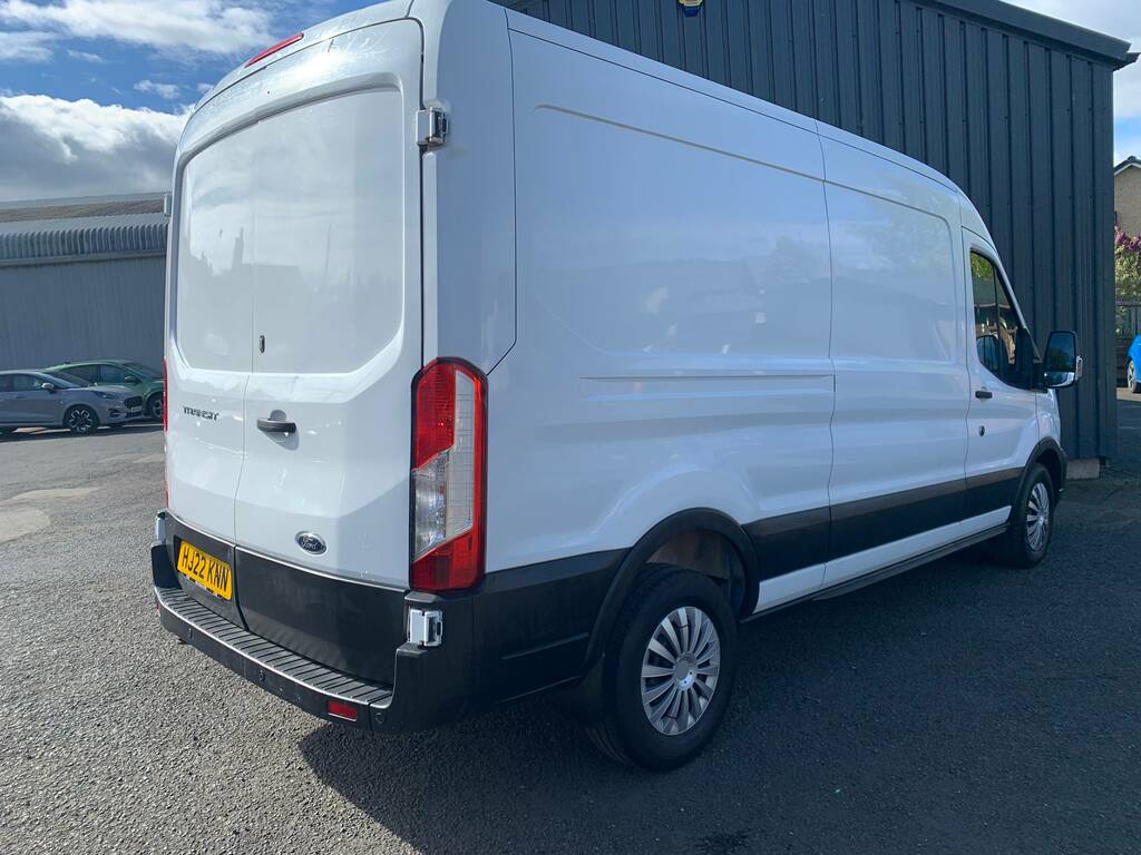 Ford Transit Custom 350 2.0 Ecoblue 130Ps L3 H2 Trend Fwd HJ22KNN White #3