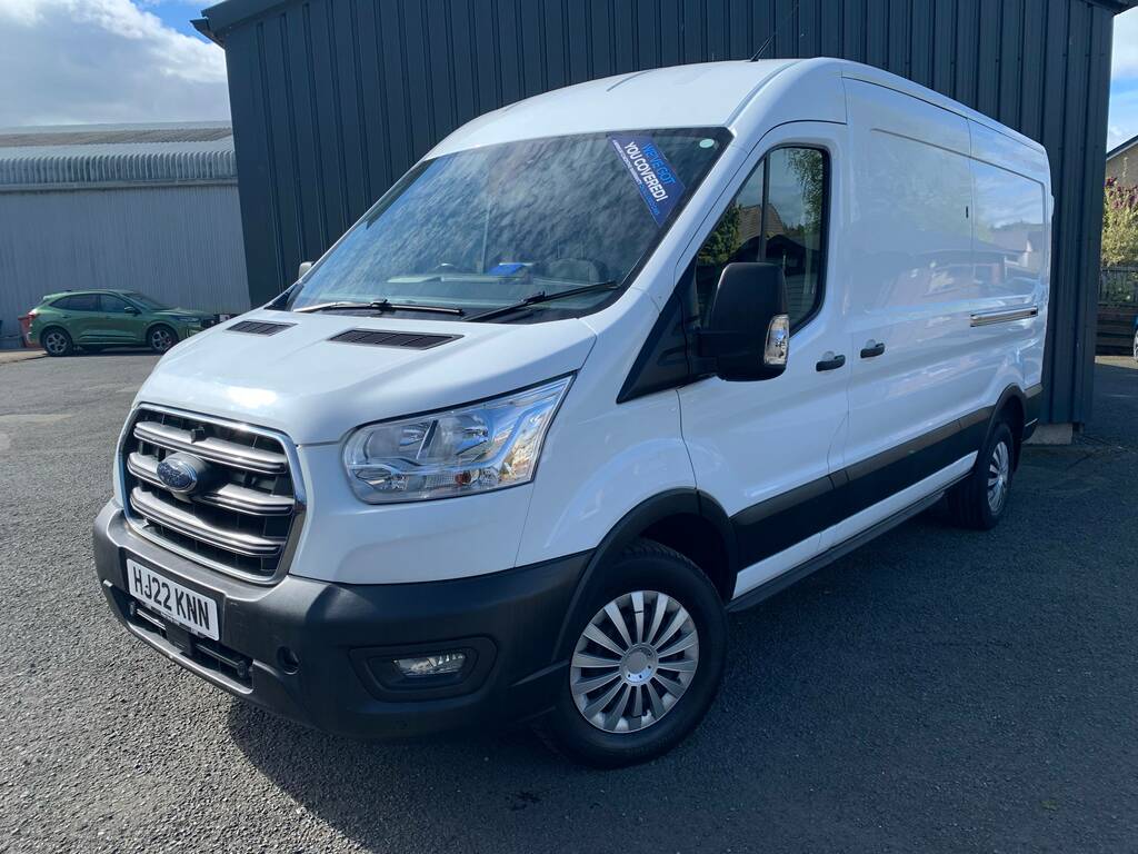 Ford Transit Custom 350 2.0 Ecoblue 130Ps L3 H2 Trend Fwd HJ22KNN White #2