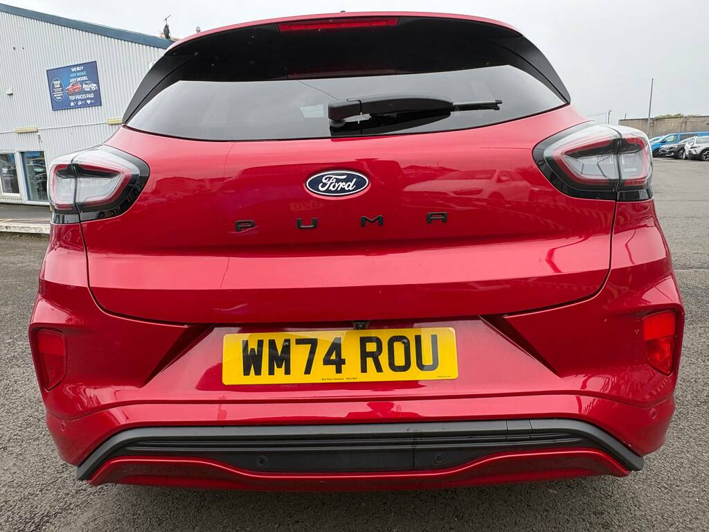 Ford Puma 1.0T Ecoboost Mhev St-line Suv Hybrid M WM74ROU Red #6