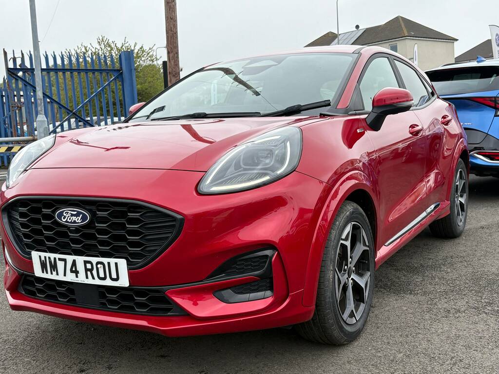 Ford Puma 1.0T Ecoboost Mhev St-line Suv Hybrid M WM74ROU Red #3