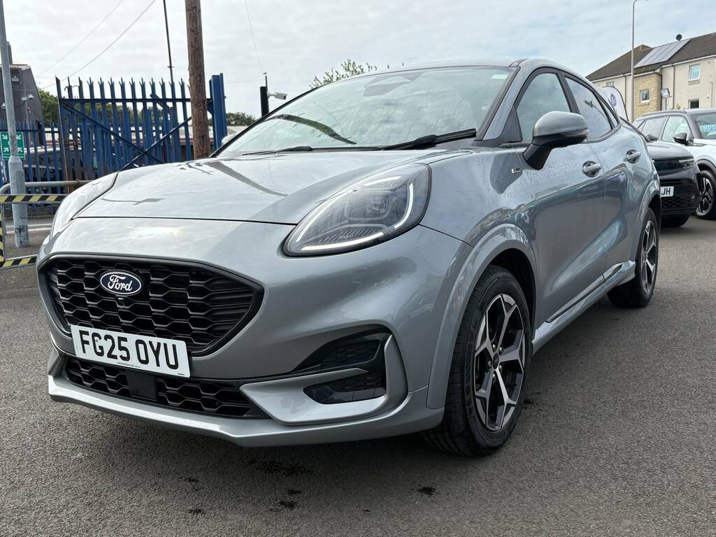 Ford Puma 1.0T Ecoboost Mhev St-line Suv Hybrid M FG25OYU Silver #3