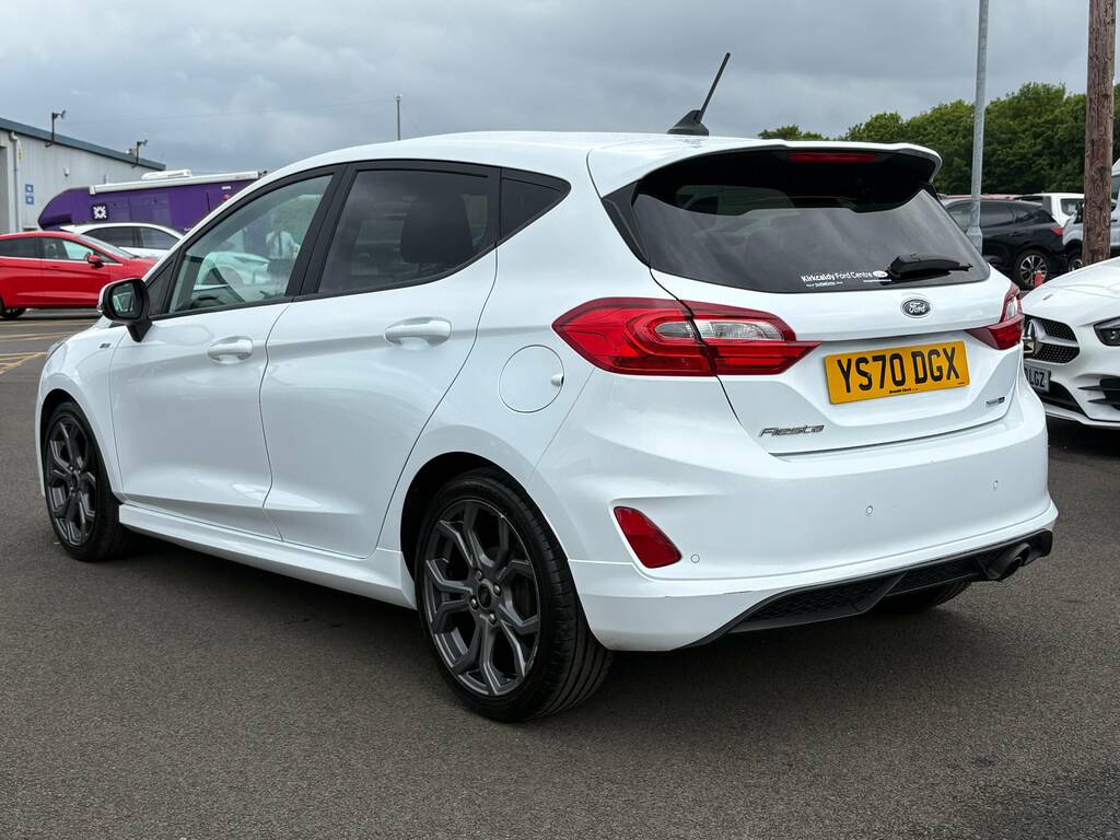 Ford Fiesta 1.0T Ecoboost Mhev St-line Edition Hatchback P YS70DGX White #5