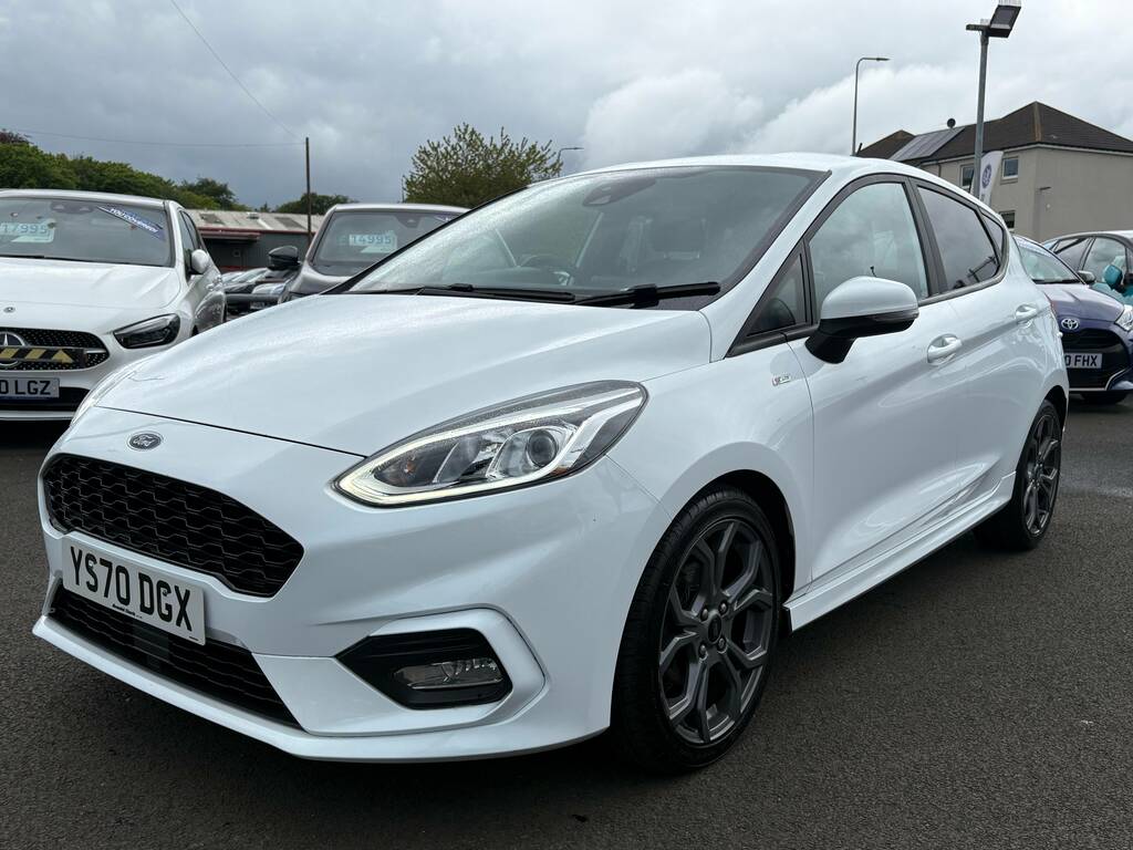Ford Fiesta 1.0T Ecoboost Mhev St-line Edition Hatchback P YS70DGX White #3