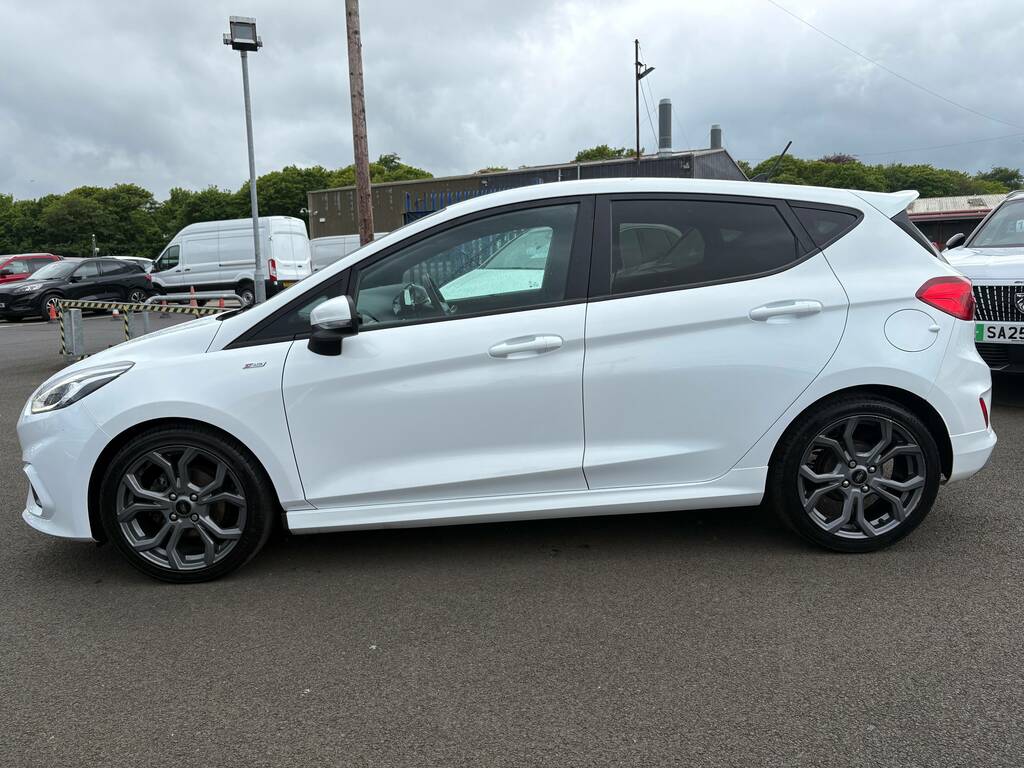 Ford Fiesta 1.0T Ecoboost Mhev St-line Edition Hatchback P YS70DGX White #4