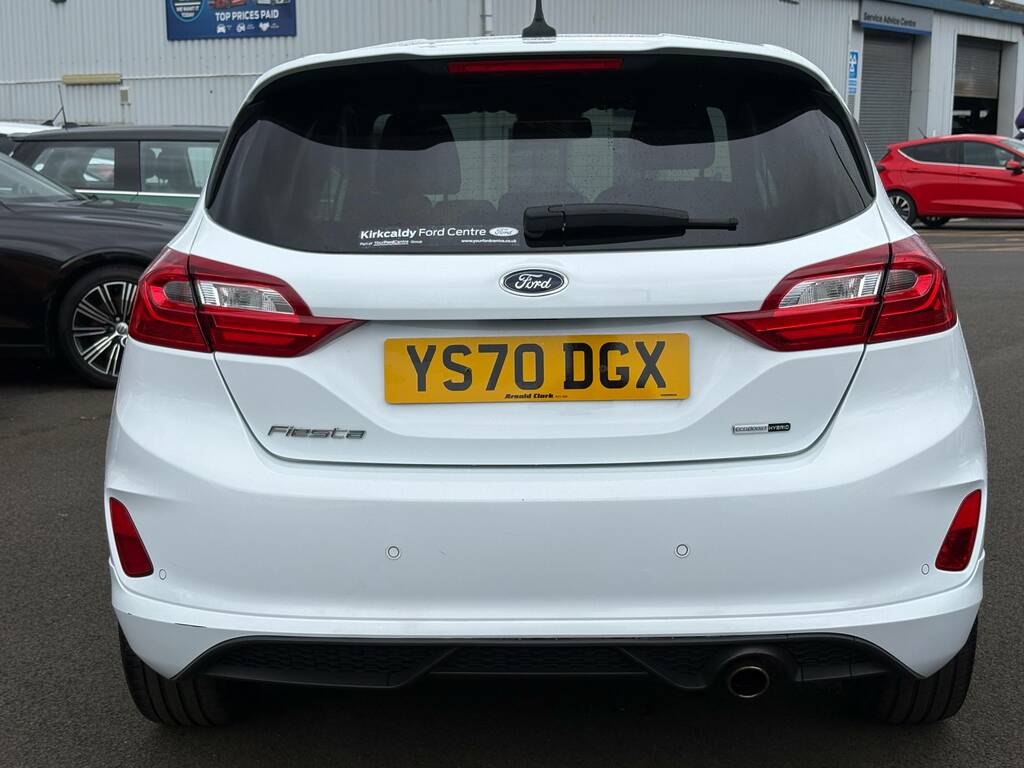 Ford Fiesta 1.0T Ecoboost Mhev St-line Edition Hatchback P YS70DGX White #6