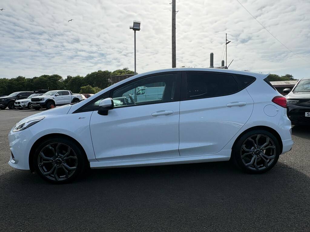 Ford Fiesta 1.0T Ecoboost St-line Edition Hatchback SP21KVL White #4