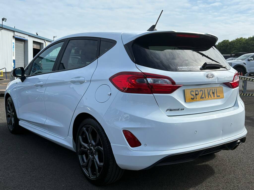 Ford Fiesta 1.0T Ecoboost St-line Edition Hatchback SP21KVL White #5