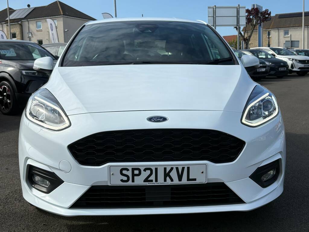 Ford Fiesta 1.0T Ecoboost St-line Edition Hatchback SP21KVL White #2