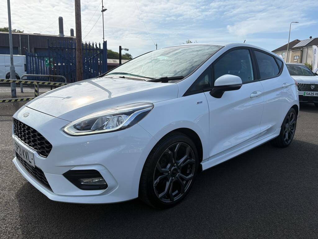 Ford Fiesta 1.0T Ecoboost St-line Edition Hatchback SP21KVL White #3