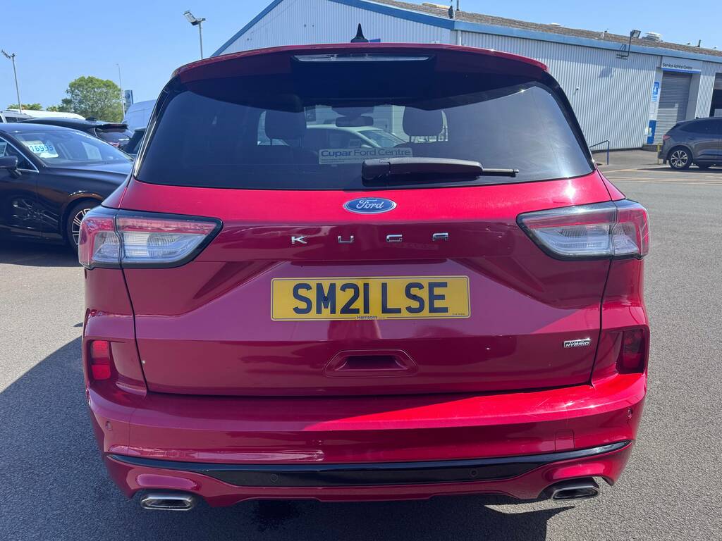 Ford Kuga 2.5 Ecoboost Duratec 14.4Kwh St-line X Suv Pet SM21LSE Red #6