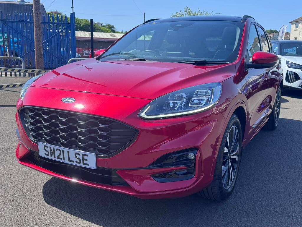 Ford Kuga 2.5 Ecoboost Duratec 14.4Kwh St-line X Suv Pet SM21LSE Red #3