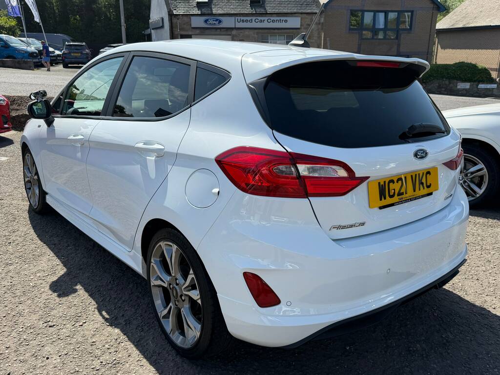 Ford Fiesta St-line X Edition Mhev WG21VKC White #3