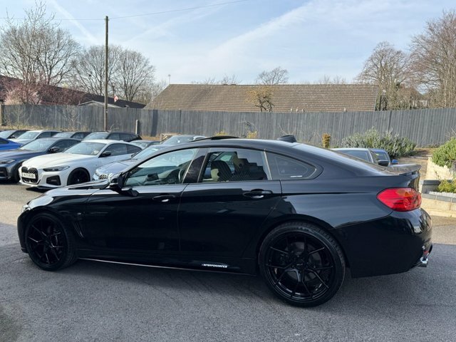 BMW 4 Series Gran Coupe 3.0 435D M Sport SO66KNP Black #6