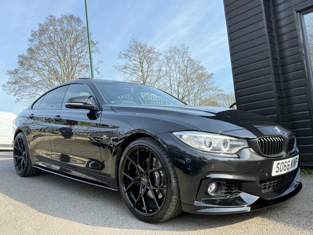 BMW 4 Series Gran Coupe 3.0 435D M Sport SO66KNP Black #3
