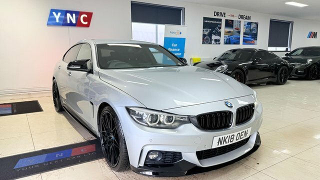 BMW 4 Series Gran Coupe 2.0 420D M Sport NK18OEN Silver #6