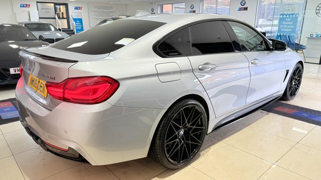 BMW 4 Series Gran Coupe 2.0 420D M Sport NK18OEN Silver #3