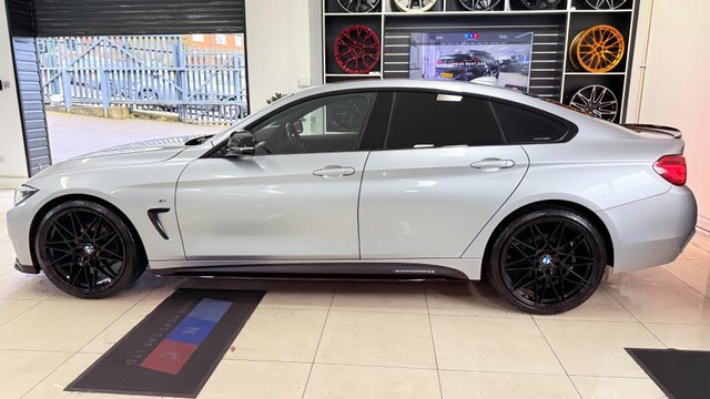 BMW 4 Series Gran Coupe 2.0 420D M Sport NK18OEN Silver #2