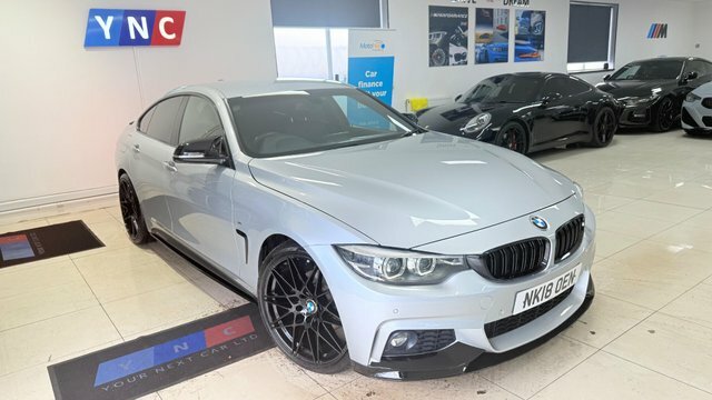 BMW 4 Series Gran Coupe 2.0 420D M Sport NK18OEN Silver #4