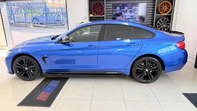 BMW 4 Series Gran Coupe 2.0 420D M Sport FG65EPK Blue #3