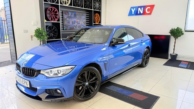 BMW 4 Series Gran Coupe 2.0 420D M Sport FG65EPK Blue #5