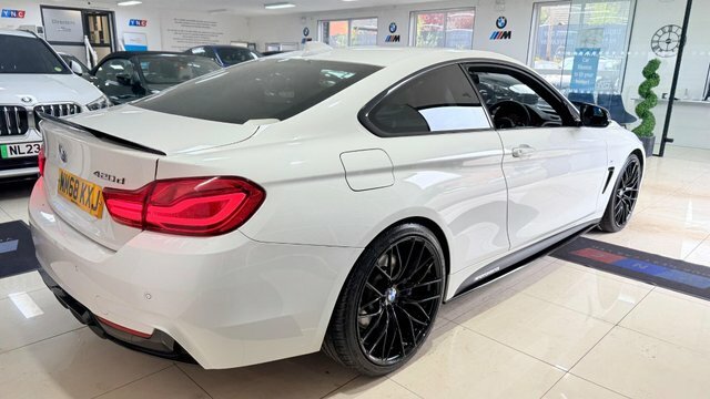 BMW 4 Series 2.0 420D M Sport MM68KXJ White #4