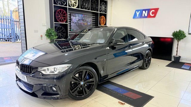 BMW 4 Series Gran Coupe 2.0 420D M Sport YN17XVR Black #2