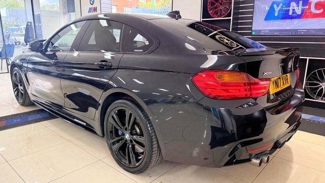 BMW 4 Series Gran Coupe 2.0 420D M Sport YN17XVR Black #3