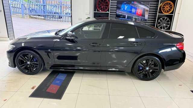BMW 4 Series Gran Coupe 2.0 420D M Sport YN17XVR Black #5
