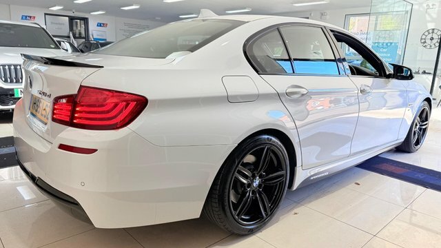 BMW 5 Series 2.0 520D M Sport NV65LSZ White #6