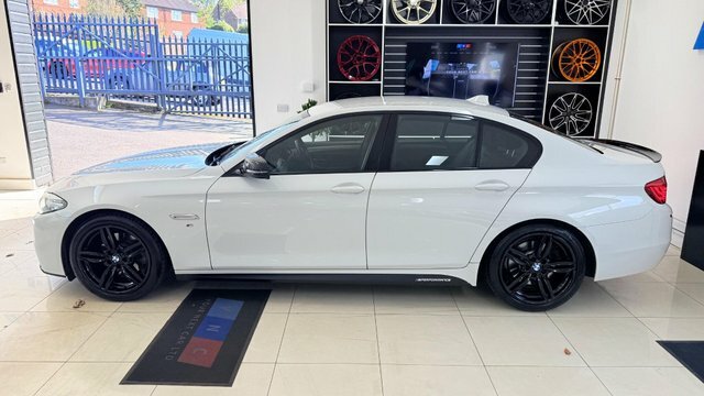 BMW 5 Series 2.0 520D M Sport NV65LSZ White #2