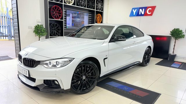 BMW 4 Series 3.0 435D M Sport YB64ETX White #4