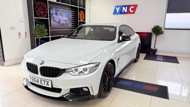 BMW 4 Series 3.0 435D M Sport YB64ETX White #6