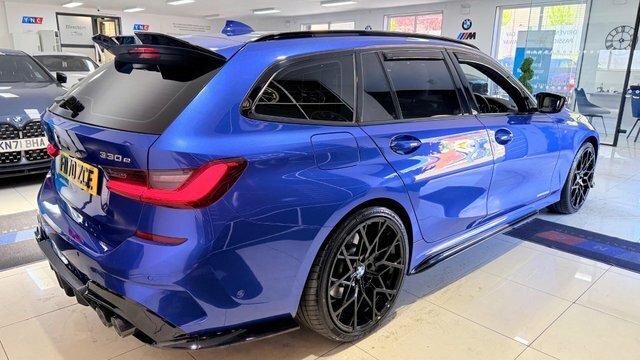 BMW 3 Series 2.0 330E 12Kwh M FD70ZCE Blue #3