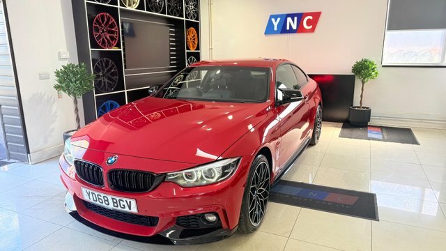 BMW 4 Series 2.0 420D M Sport YD68BGV Red #4